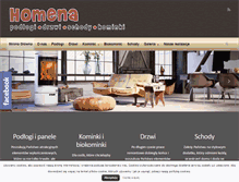 Tablet Screenshot of homena.com.pl